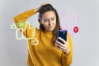 Društvene mreže, ilustracija