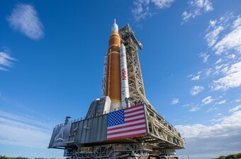 Letjelica Artemis II na lansirnoj rampi