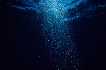 Mjehurići u oceanu, ilustracija