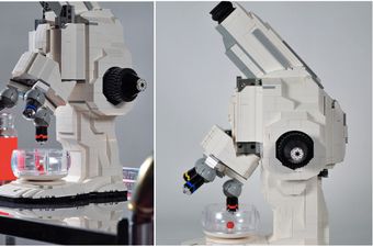 Prvi mikroskop napravljen od LEGO kockica, potpuno funkcionalan i upotrebljiv