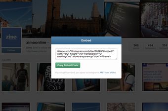 Instagram omogućio ugradnju videa i slika na webu