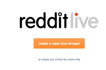 Reddit lansirao live-blogging platformu