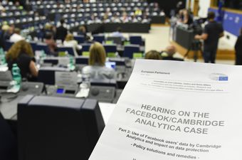 Facebook u Europskom parlamentu (Foto: © European Union 2018 - Source : EP)