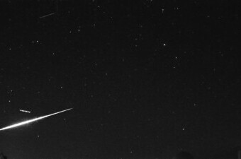Meteor snimljen s postaje u Jankovcu
