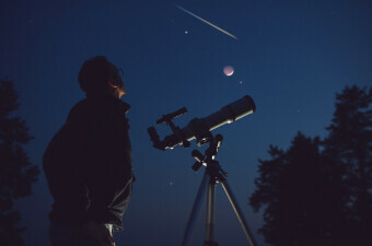 Promatranje meteora, ilustracija