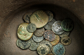 Rimski novčići, ilustracija