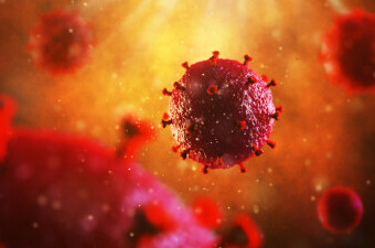 Virus HIV-a, ilustracija