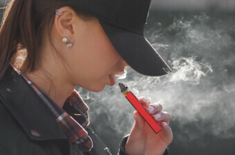 E-cigarete, ilustracija