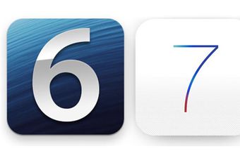 Usporedba ikona u iOS6 i iOS7