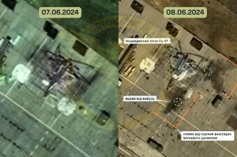 Satelitske snimke prije i poslije ukrajinskog napada dronovima na Su-57