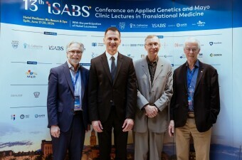 Prof.dr. Dragan Primorac s Nobelovcima (Gregg Semenza, Svante Paabo, Richard Roberts)