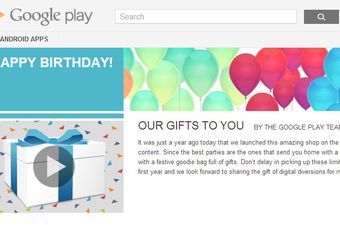 Google vas daruje za prvi rođendan Google Playa