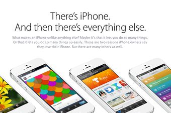 Nakon što je Samsung objavio Galaxy S4, Apple objavio stranicu u kojoj hvali svoj iPhone