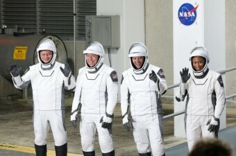 Astronauti i kozmonaut prije odlaska na ISS