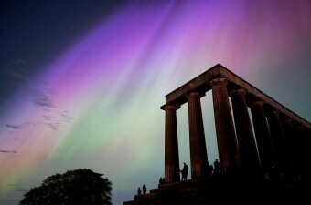 Aurora Borealis iznad Velike Britanije