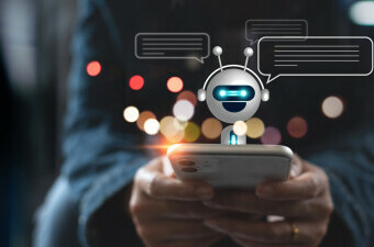 Chatbot, ilustracija