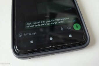 Lažna poruka na WhatsAppu