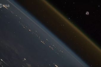 Lansiranje letjelice gledano iz svemira (Screenshot: ESA)