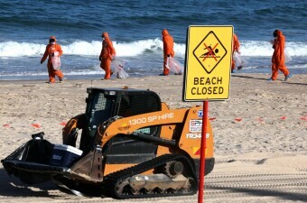 Čišćenje plaže u Sydneyu