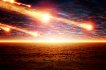 Pad asteroida, ilustracija