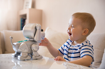 Dijete se igra, ilustracija