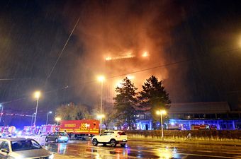 Požar u zgradi Vjesnika