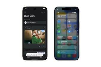 Slanje datoteka između Androida i iPhonea putem Quick Share/Air Drop aplikacija