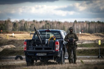 Američki sustav Merops tijekom demonstracija u Poljskoj