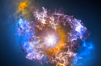 Rođenje zvijezde, ilustracija