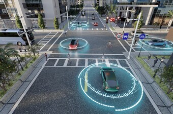 Povezana vozila, ilustracija