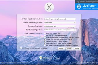 Pretvorite svoje Windowse u novi Mac OS X Yosemite brzo i jednostavno