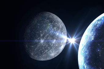 Mjesec i Zemlja, ilustracija