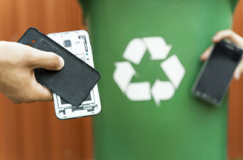 Recikliranje mobitela, ilustracija
