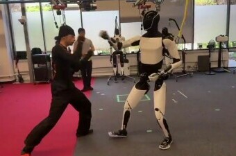 Optimus pokazuje kung fu poteze