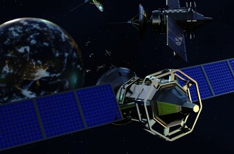 Sateliti, ilustracija