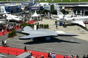 Maketa NGF koncepta Dassault Aviationa