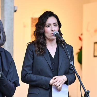 Zrinka Cvitešić na otvorenju izložbe