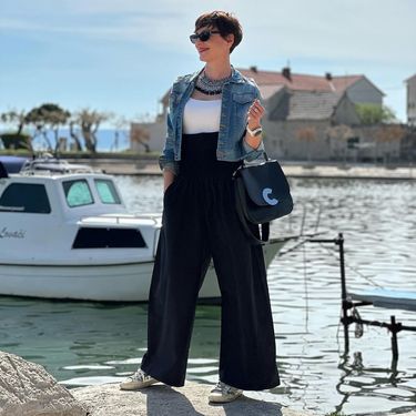 Irena Pecotić u širokim hlačama i tenisicama brenda Golden Goose - 2