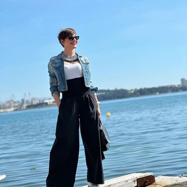 Irena Pecotić u širokim hlačama i tenisicama brenda Golden Goose - 3