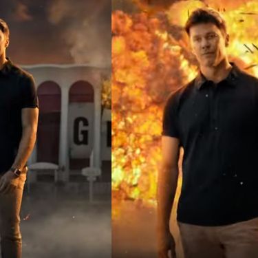 Tom Brady kako hoda kroz eksploziju