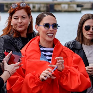 Franka Batelić u kompletu iz kolekcije Krie Design x Provir