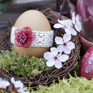 Pisanice ukrašene čipkom - 11