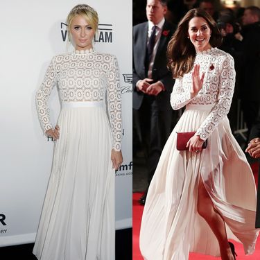 Paris Hilton u haljini Self-Portraita na gali 2016. tjedan dana prije nego što ju je nosila Catherine Middleton za premijeru filma u Londonu