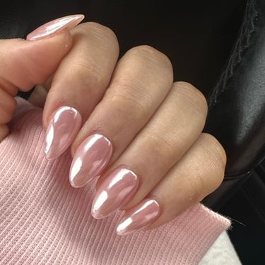 Metalik rosewater nokti