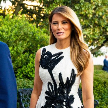 Melania Trump na susretu s nizozemskim kraljem i kraljicom