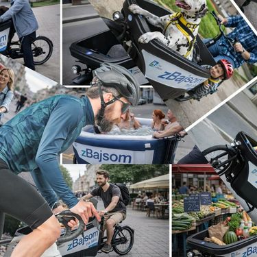 Cargo bicikl usluge Bajs u raznim ulogama
