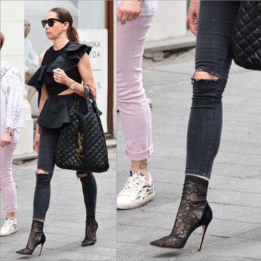 Štikle kao dio street style kombinacija u centru Zagreba