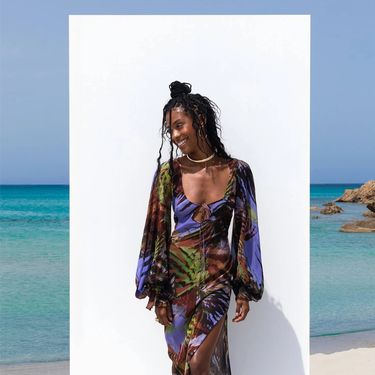 Haljina Daliana ukrašena efektnim printom