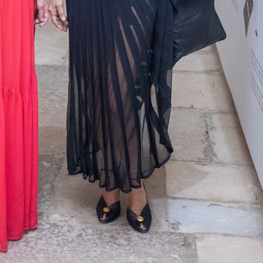 Đurđa Tedeschi na premijeri predstave Oluja