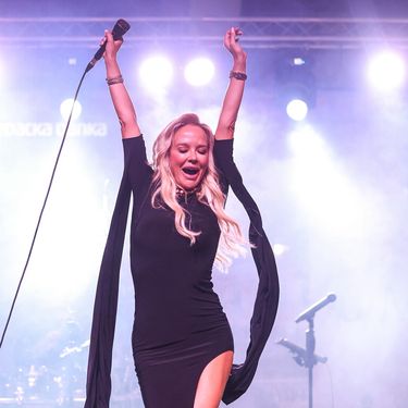 Maja Šuput na nastupu u Mariji Bistrici